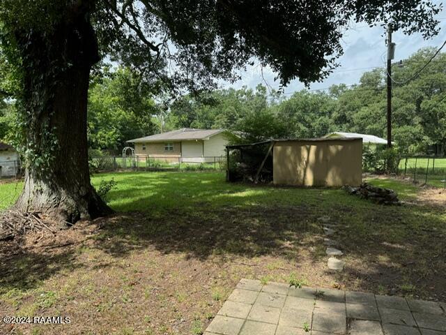 123 Lester St, Ville Platte, LA 70586 - view of yard