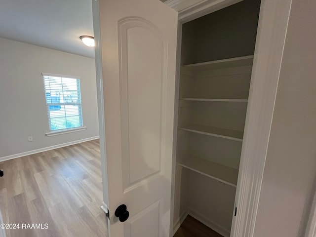 view of closet