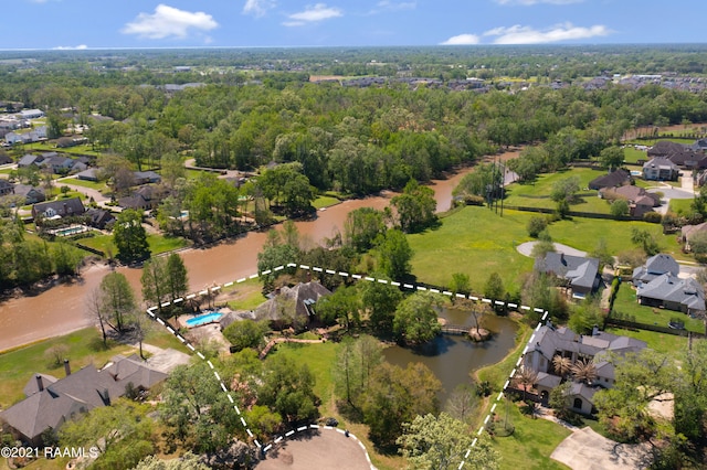 view of birds eye view of property