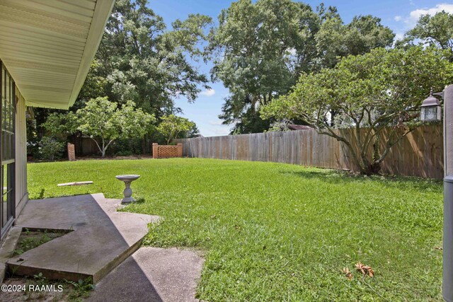 4901 N University Ave, Carencro, LA 70520 - view of fenced backyard