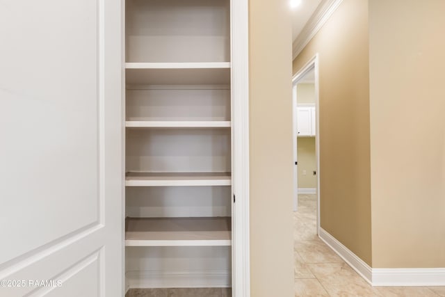 view of closet