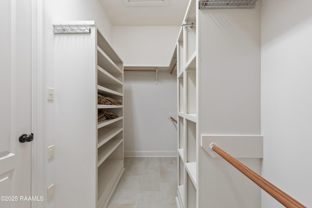 view of spacious closet