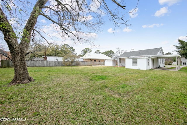 view of yard