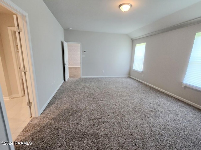 spare room with carpet floors