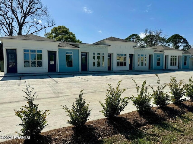 view of front of property with french doors