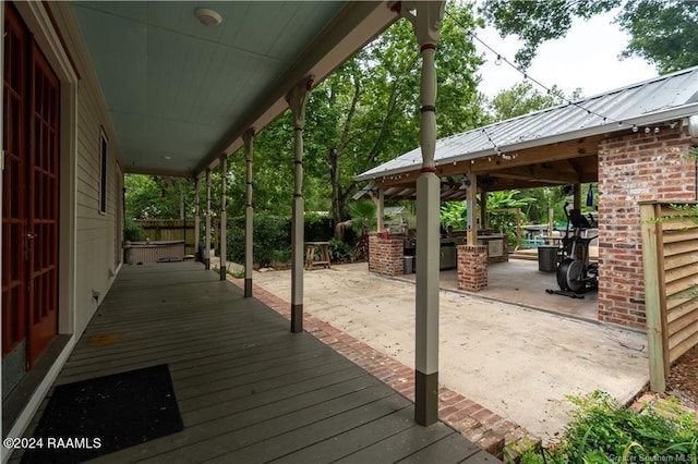 319 Goodwin St, Welsh, LA 70591 - deck featuring a patio