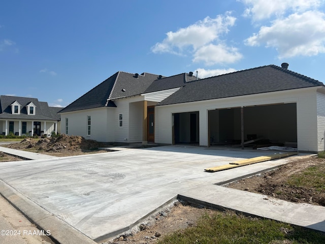 view of rear view of property