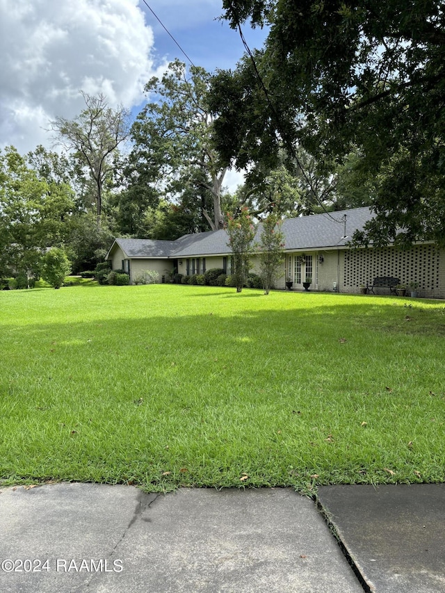 view of yard