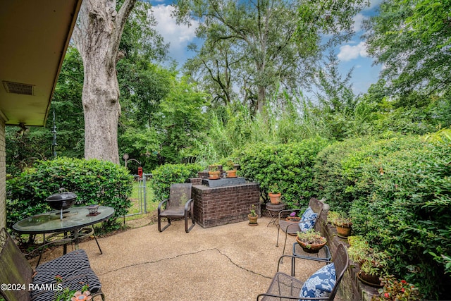 view of patio