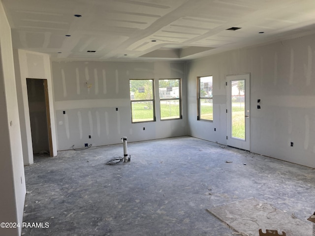 view of unfurnished living room