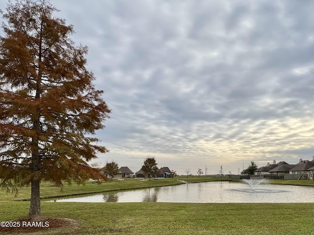 view of water feature