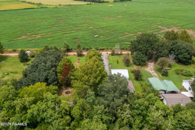 drone / aerial view featuring a rural view