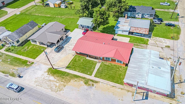 1605 Charity St, Abbeville, LA 70510 - drone / aerial view featuring a residential view