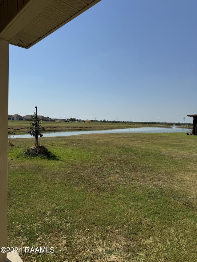 3134 Asbury Cir, Lake Charles, LA 70607 - view of yard with a water view