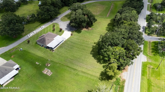 bird's eye view featuring a rural view