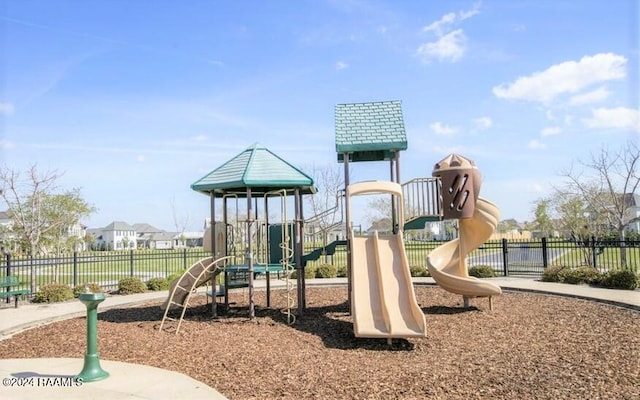 view of play area