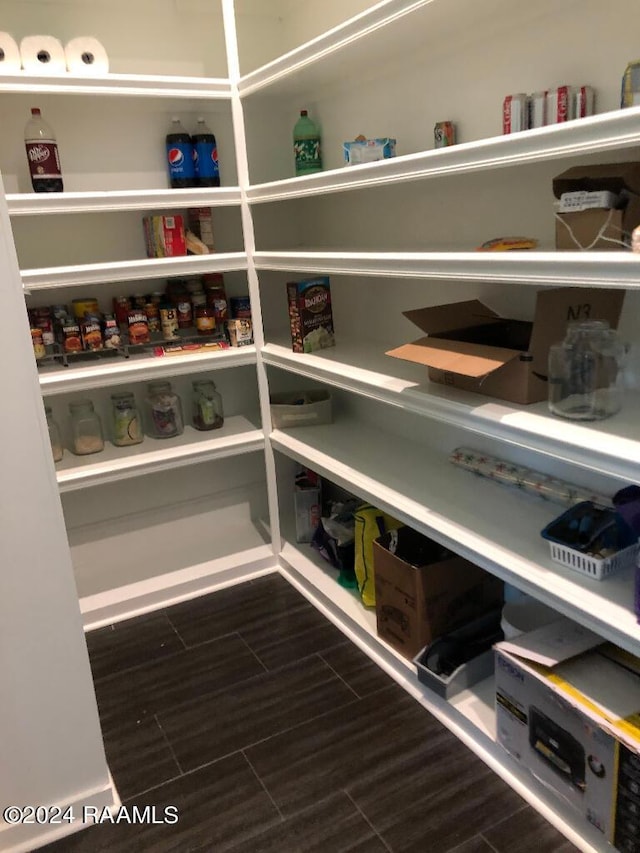 view of pantry