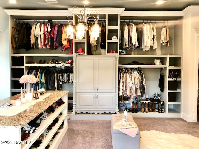 view of closet