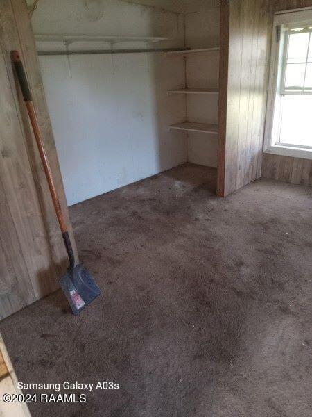 spare room with carpet floors