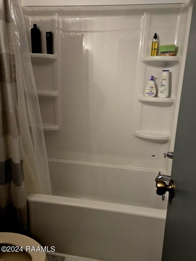 2345 Robley Dr, Lafayette, LA 70503 - full bath with shower / bath combo and toilet