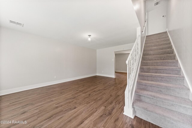 interior space featuring hardwood / wood-style flooring