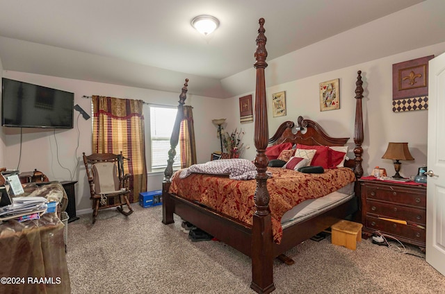 bedroom featuring carpet flooring