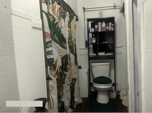 bathroom featuring toilet