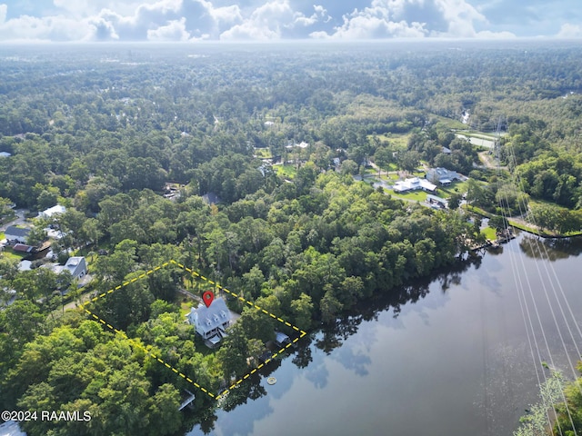 68335 Taulla Dr, Covington, LA 70433 - aerial view of property's location featuring a heavily wooded area and property parcel outlined
