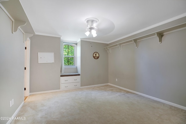 interior space with light carpet