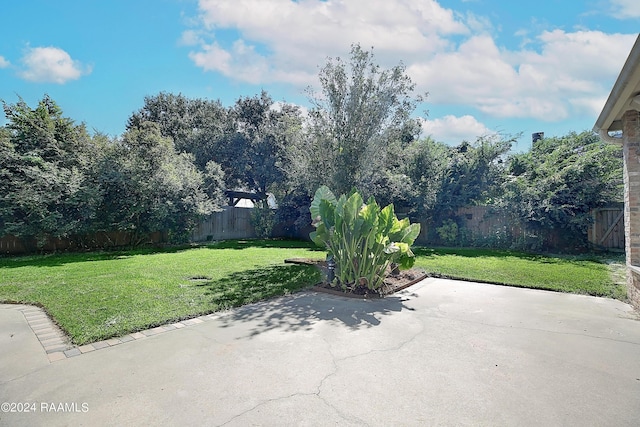 view of patio / terrace featuring a fenced backyard