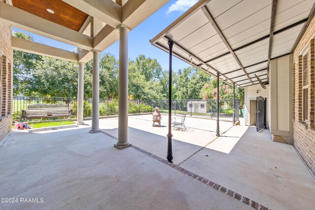 view of patio