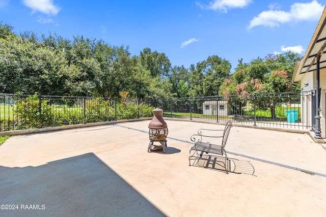 view of patio