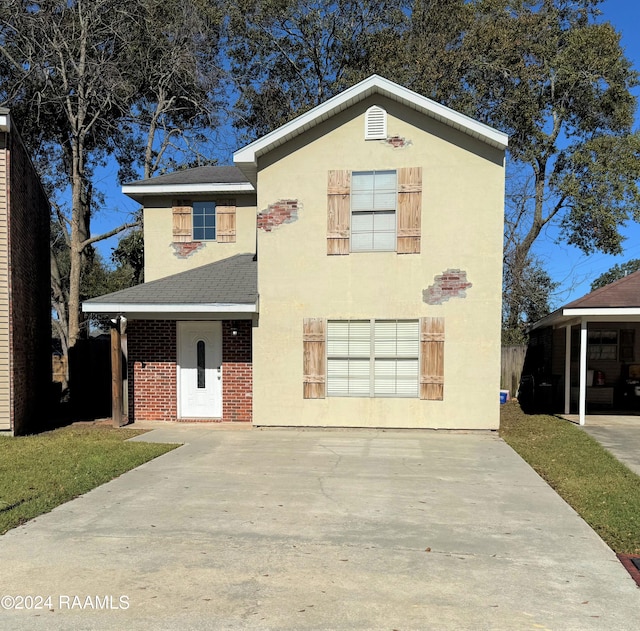 view of front of home