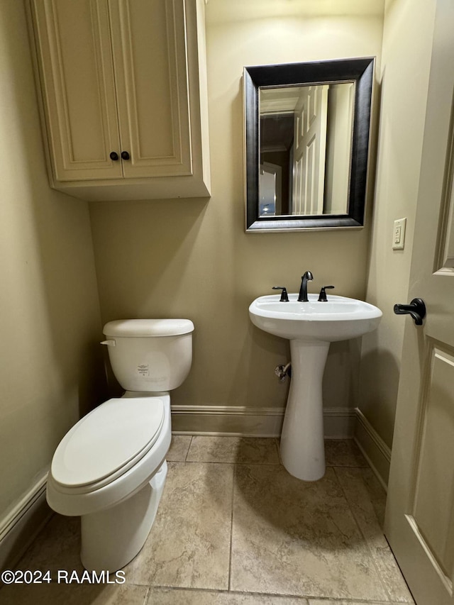 bathroom with toilet