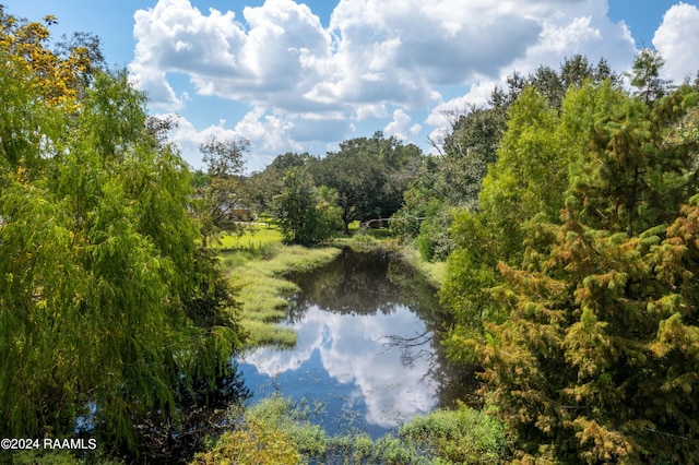 view of water feature