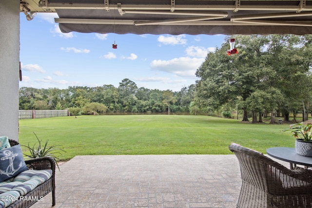 110 River Wood Pl, Abbeville, LA 70510 - view of patio featuring view of scattered trees