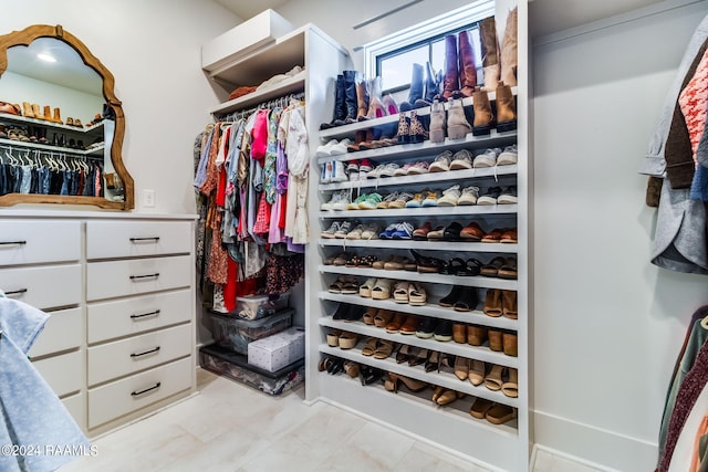 view of spacious closet