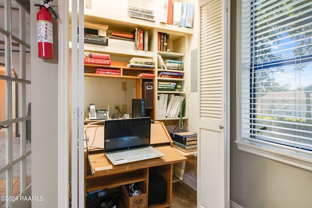 office space featuring a wealth of natural light