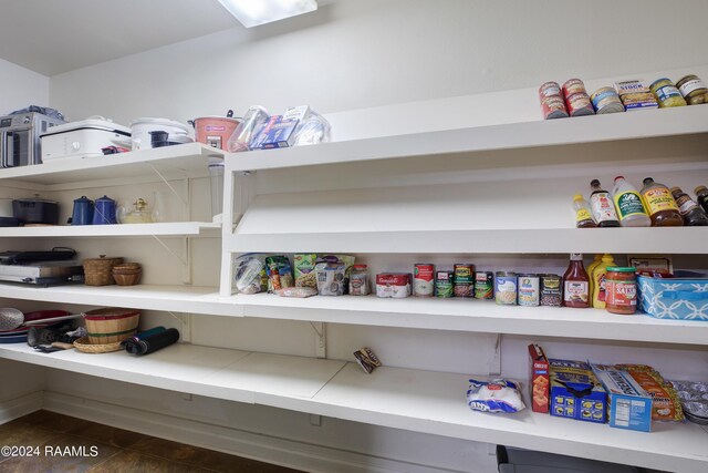 view of pantry