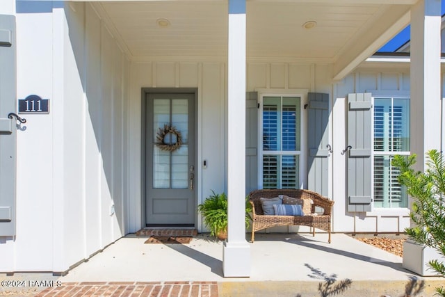 view of entrance to property