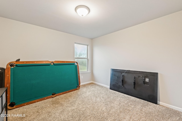 bedroom with carpet flooring