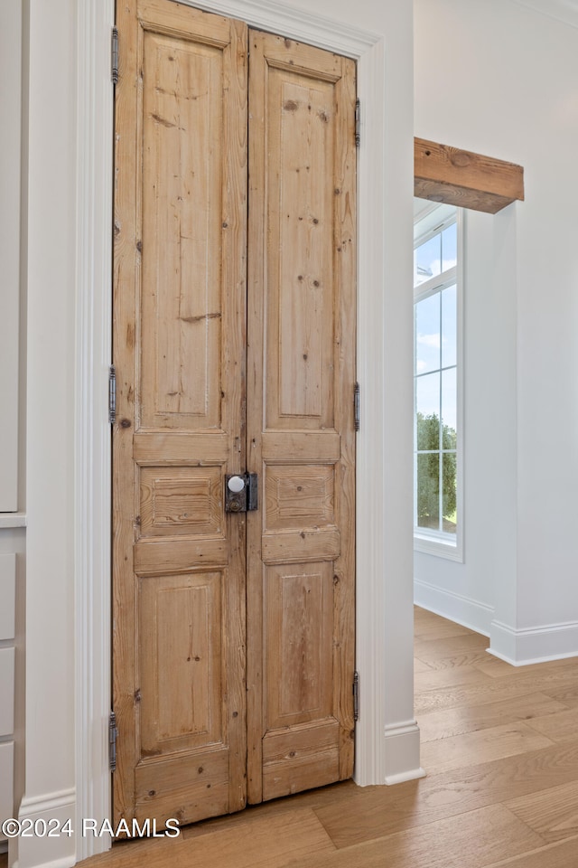 room details with wood-type flooring