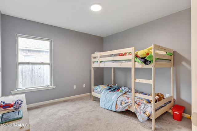 bedroom with carpet flooring