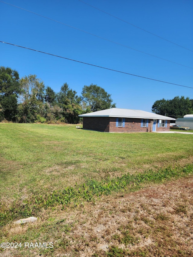 view of yard