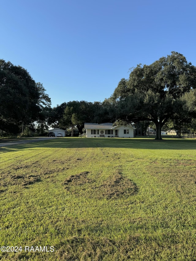 view of yard