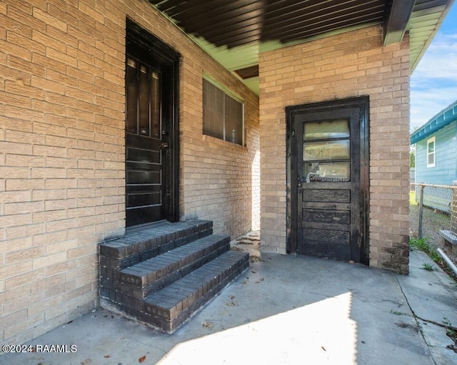 view of entrance to property