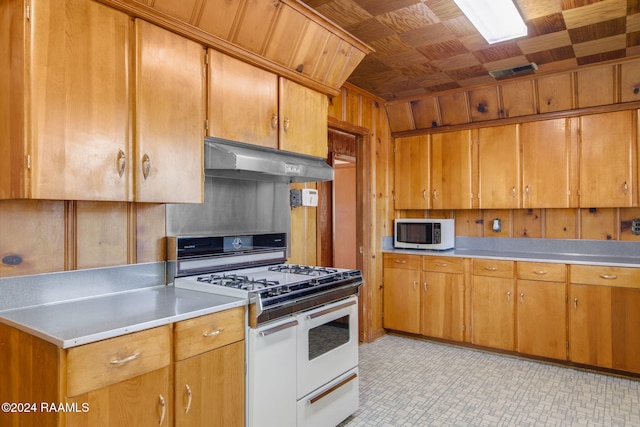 kitchen with white appliances