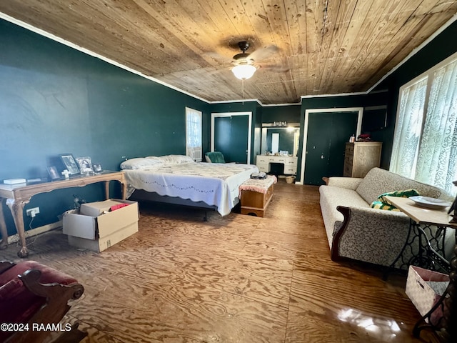 510 S Adams St, Welsh, LA 70591 - bedroom featuring wood ceiling