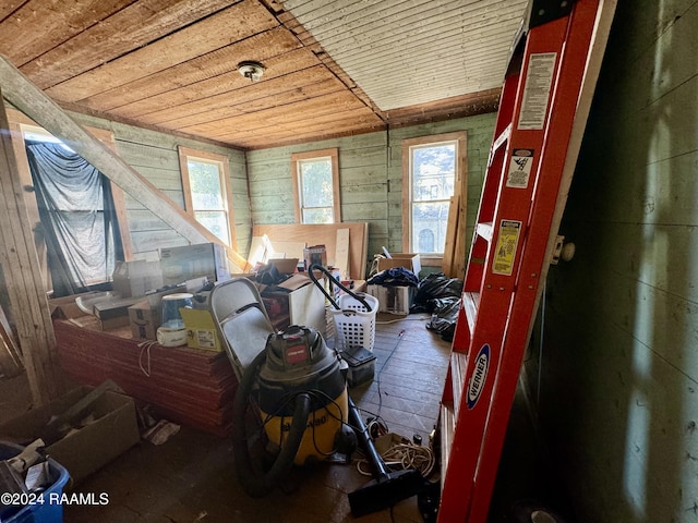 510 S Adams St, Welsh, LA 70591 - misc room featuring wooden ceiling