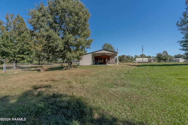 view of yard